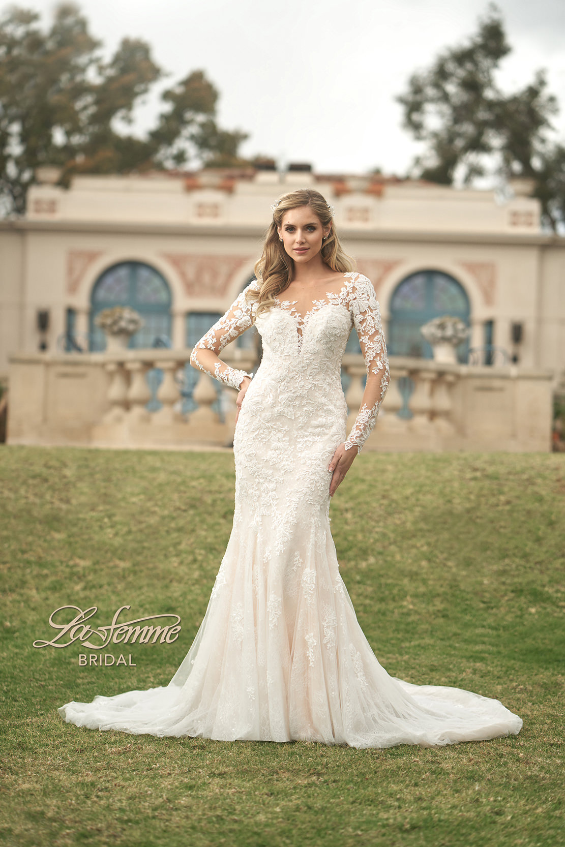 La femme embellished gown sale