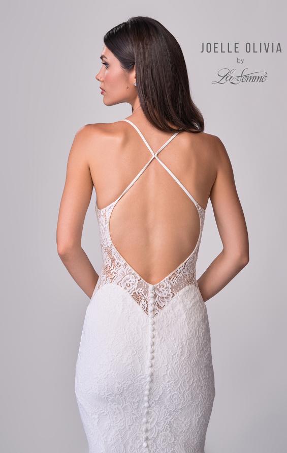 Picture of: Mermaid Wedding Dress with Soft Lace and Low Open Back in IIII, Style: J2143, Detail Picture 9