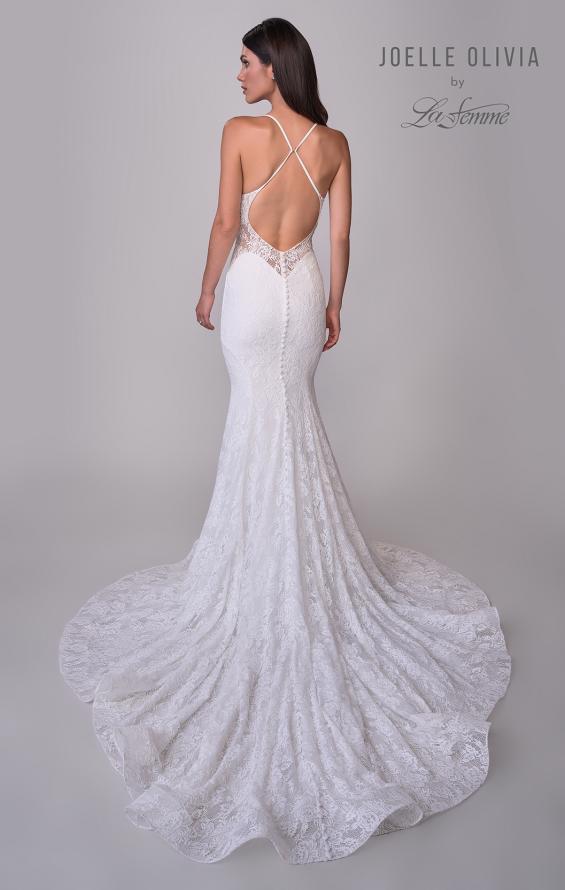Picture of: Mermaid Wedding Dress with Soft Lace and Low Open Back in IIII, Style: J2143, Detail Picture 5
