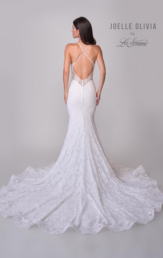 Picture of: Mermaid Wedding Dress with Soft Lace and Low Open Back in IIII, Style: J2143, Detail Picture 6