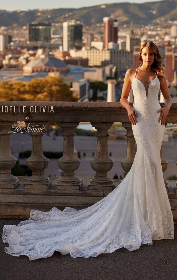 Picture of: Mermaid Wedding Dress with Soft Lace and Low Open Back in IIIIII, Style: J2143, Main Picture