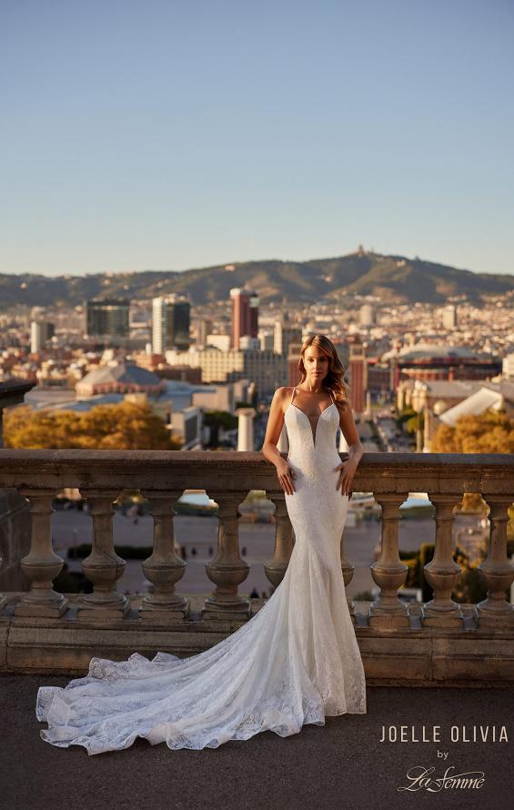 Picture of: Mermaid Wedding Dress with Soft Lace and Low Open Back in IIIIII, Style: J2143, Detail Picture 11