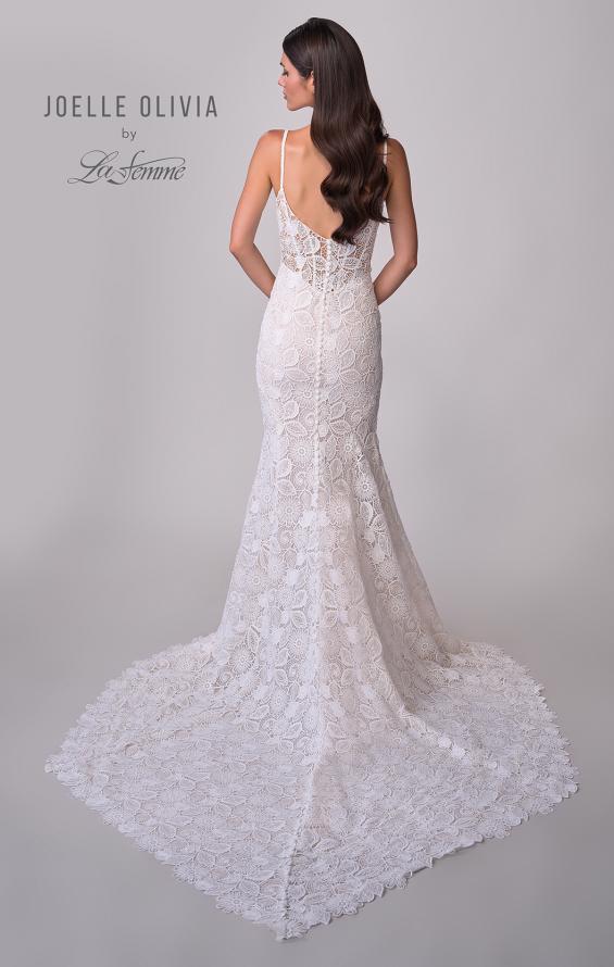 Picture of: Wedding Dress with Gorgeous Lace Pattern and V Neckline in WIINI, Style: J2227, Detail Picture 9