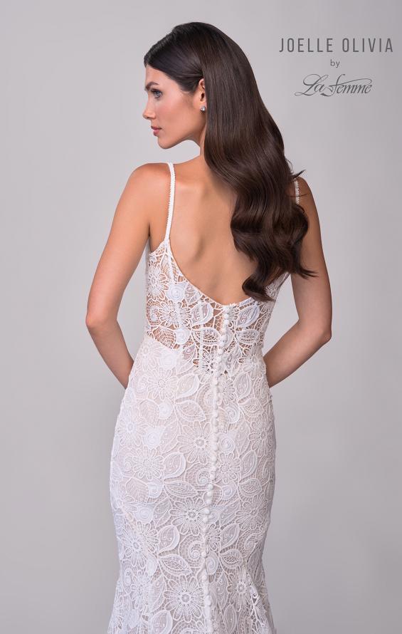 Picture of: Wedding Dress with Gorgeous Lace Pattern and V Neckline in WIINI, Style: J2227, Detail Picture 12