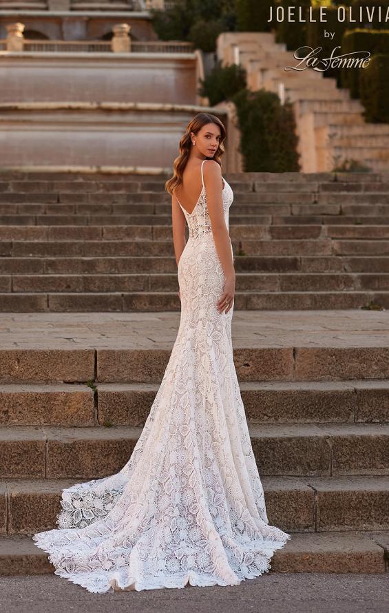 Picture of: Wedding Dress with Gorgeous Lace Pattern and V Neckline in WIINI, Style: J2227, Detail Picture 5