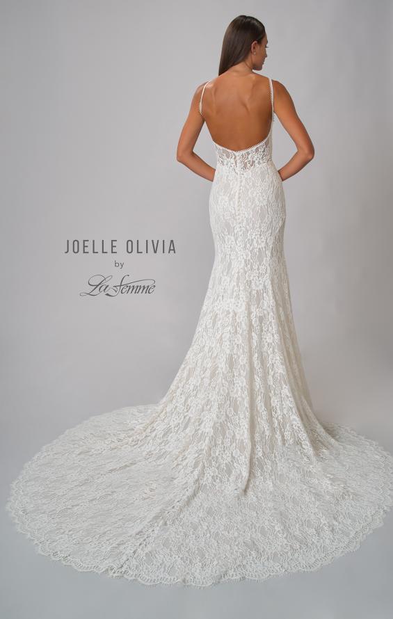 Picture of: Gorgeous Lace Gown with Scallop Detailing and Low Back in WLII, Style: J2090, Detail Picture 8