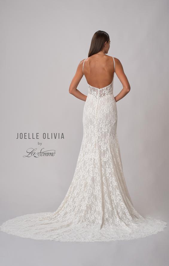 Picture of: Gorgeous Lace Gown with Scallop Detailing and Low Back in WLII, Style: J2090, Detail Picture 9