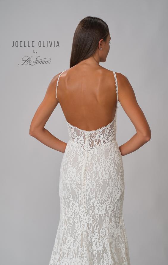 Picture of: Gorgeous Lace Gown with Scallop Detailing and Low Back in WLII, Style: J2090, Detail Picture 11