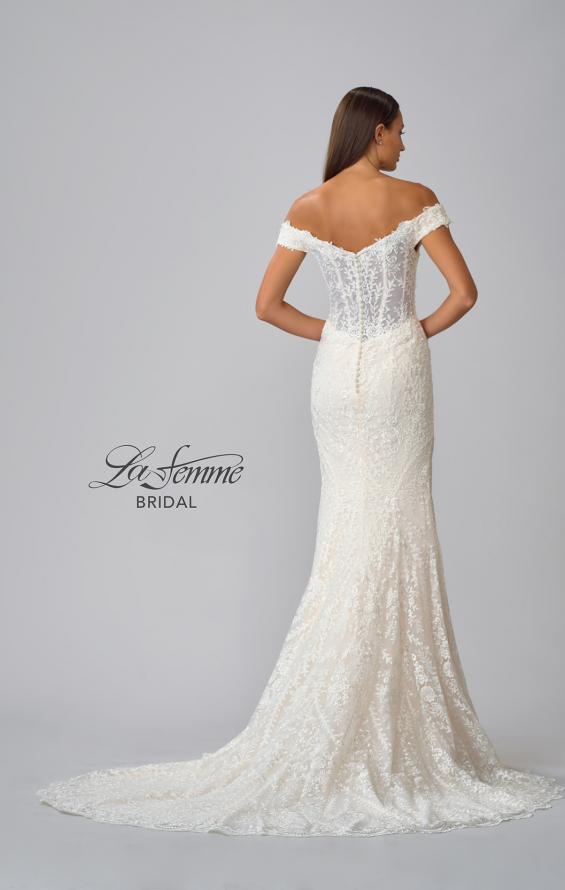 Picture of: Gorgeous Lace Off the Shoulder Mermaid Wedding Gown in IIB, Style: B1043, Detail Picture 12