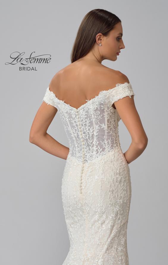 Picture of: Gorgeous Lace Off the Shoulder Mermaid Wedding Gown in IIB, Style: B1043, Detail Picture 30