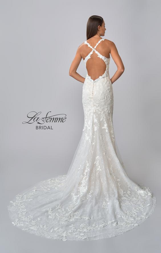 Picture of: Beautiful Lace Dress with Open Back and Detailed Train in III, Style: B1039, Detail Picture 6