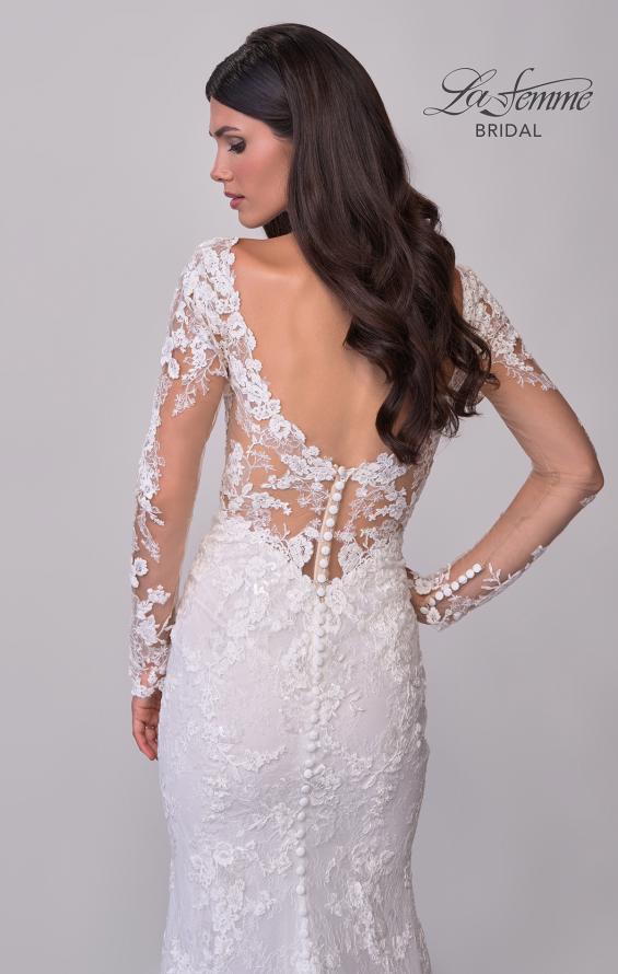 Picture of: Long Sleeve Wedding Dress with Beautiful Lace and Boning Detail in IIIII, Style: B1290, Detail Picture 10