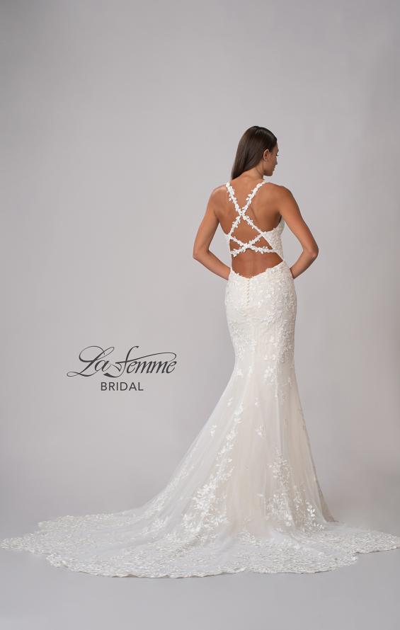 Picture of: Lace Gown with Gorgeous Clover Train and Open Back in IIINII, Style: B1241, Detail Picture 13