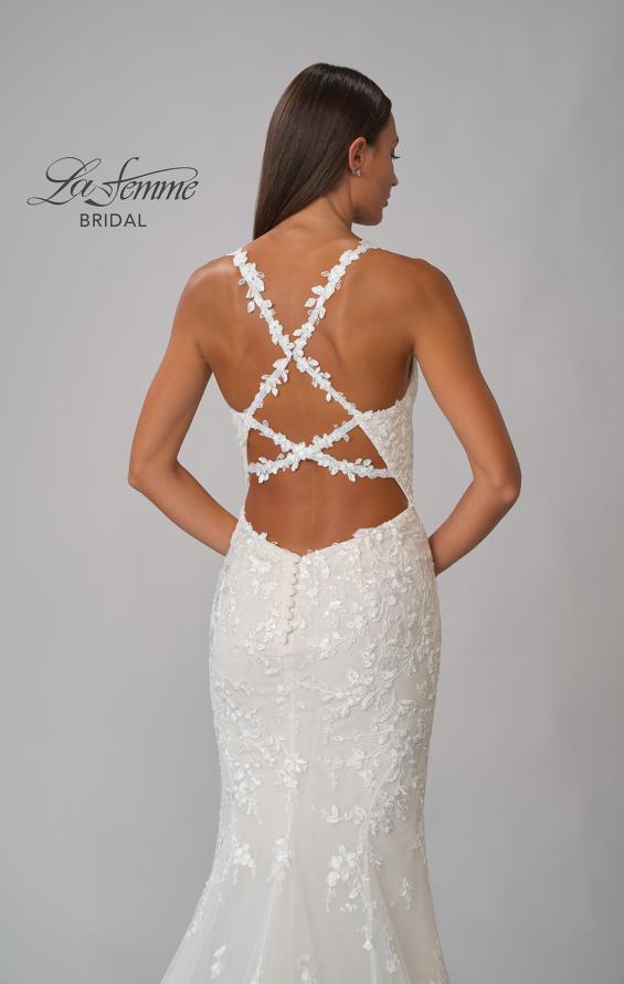 Picture of: Lace Gown with Gorgeous Clover Train and Open Back in IIINII, Style: B1241, Detail Picture 15