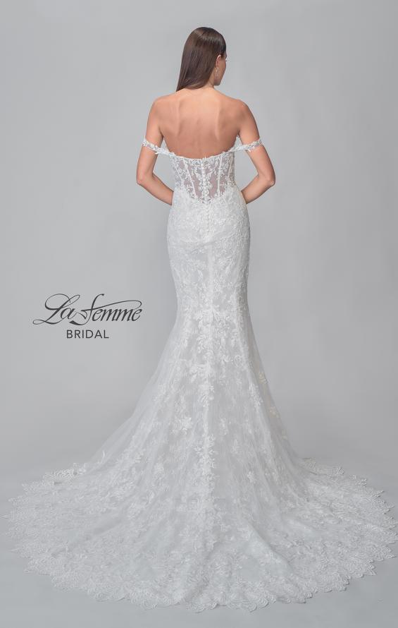 Picture of: Chic Off the Shoulder Lace Gown with Sweetheart Neckline and Illusion Back in IIINII, Style: B1267, Detail Picture 7