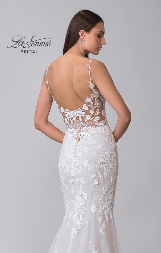 Picture of: Trumpet Lace Gown with Square Neckline in IILII, Style: B1174, Detail Picture 8