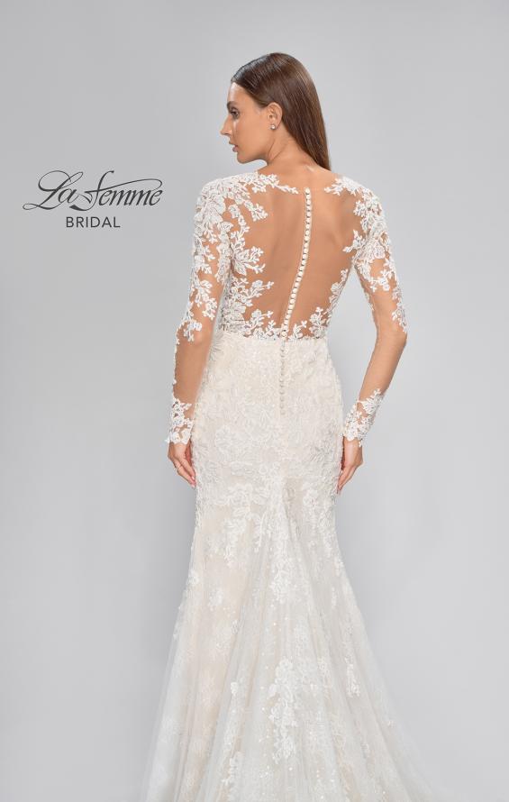 Picture of: Long Sleeve Embellished Lace Trumpet Dress in IINI, Style: B1018, Detail Picture 9