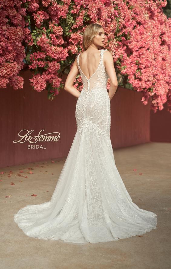 Picture of: Wedding Gown with Lace and Beading in IINM, Style: B1013, Detail Picture 4