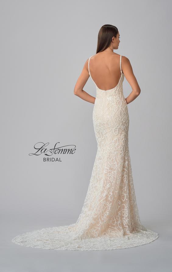 Picture of: Fitted Beaded Gown with Spaghetti Straps in INB, Style: B1067, Detail Picture 11