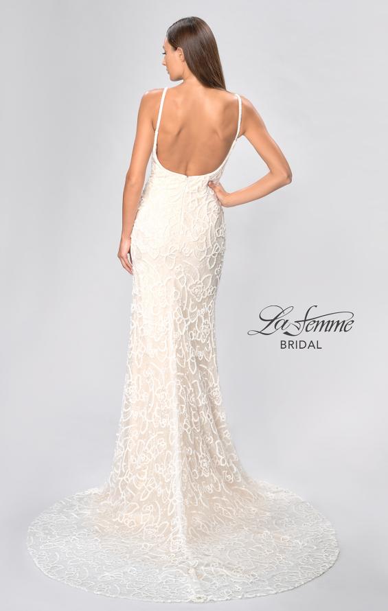 Picture of: Fitted Beaded Gown with Spaghetti Straps in INI, Style: B1067, Detail Picture 5
