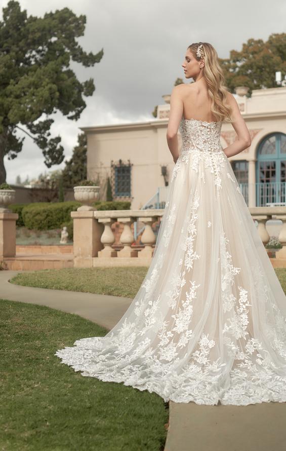 Picture of: Wedding Dress with Full A-Line Skirt and Gorgeous Lace Details in INI, Style: B1088, Detail Picture 7, Landscape