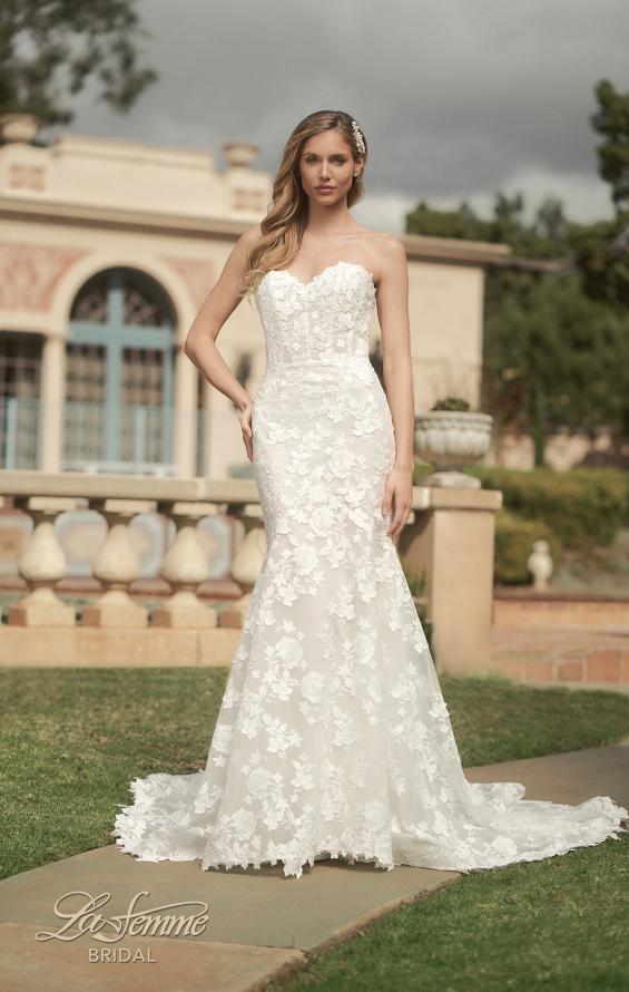 Picture of: Strapless Lace Gown with Sweetheart Neckline in WIIII, Style: B1253, Main Picture