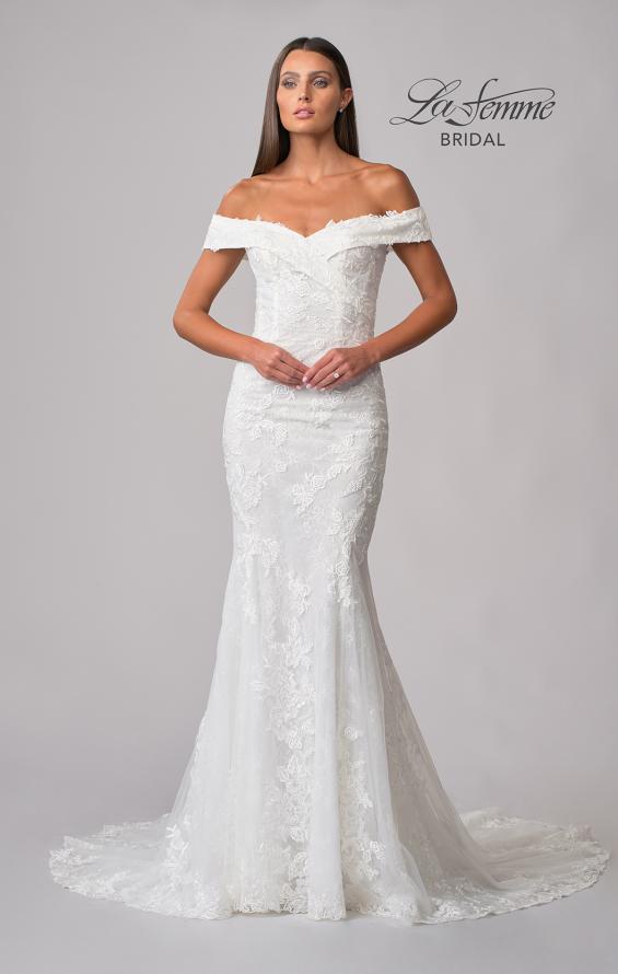 Picture of: Elegant Off the Shoulder Lace Wedding Dress in WWIII, Style: B1250, Detail Picture 9