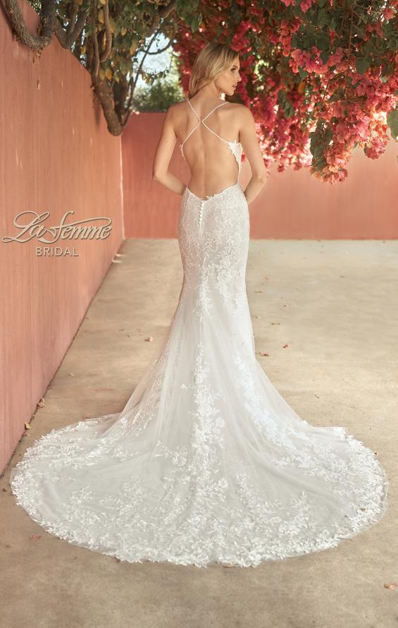 Picture of: Stunning Lace Wedding Gown with Open Back in WWIII, Style: B1244, Detail Picture 4