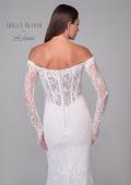 Picture of: Gorgeous Off the Shoulder Dress with Lace Sleeves and Illusion Back in IIII, Style: J2155, Detail Picture 8