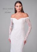 Picture of: Gorgeous Off the Shoulder Dress with Lace Sleeves and Illusion Back in IIII, Style: J2155, Detail Picture 10