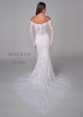 Picture of: Gorgeous Off the Shoulder Dress with Lace Sleeves and Illusion Back in IIII, Style: J2155, Detail Picture 5