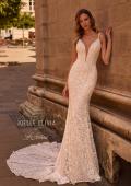 Picture of: Plunge Neck Fitted Lace Wedding Dress with Beaded Straps in IIIII, Style: J2130, Main Picture