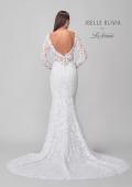Picture of: Gorgeous Lace Gown with Long Sleeves and Deep Plunge Neckline in IIIII, Style: J2136, Detail Picture 10