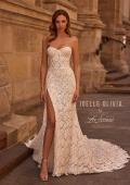 Picture of: Stunning Lace Wedding Dress with Corset Bodice and Slit in IIINI, Style: J2238, Main Picture