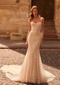 Picture of: Soft Lace Wedding Gown with Flattering Corset Bodice and Illusion Waist in IIINI, Style: J2243, Main Picture