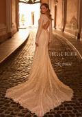 Picture of: Long Sleeve Boho Lace Wedding Dress with V Neckline in IIINI, Style: J2247, Main Picture
