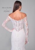 Picture of: Off the Shoulder Wedding Dress with Stunning Lace Sleeves and Illusion Back in IIINI, Style: J2157, Detail Picture 8