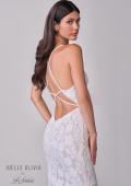 Picture of: Elegant Lace Mermaid Wedding Dress with Criss Cross Open Back in IIINI, Style: J2184, Detail Picture 8