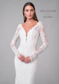 Picture of: Lace Wedding Dress with Unique Illusion Back and Button Details in IIINI, Style: J2161, Detail Picture 9