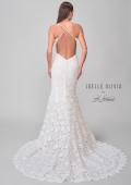 Picture of: Open Back Lace Gown with V Neck and Detailed Train in IIINI, Style: J2167, Detail Picture 9