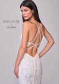 Picture of: Elegant Lace Mermaid Wedding Dress with Criss Cross Open Back in IIINI, Style: J2184, Detail Picture 9
