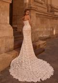 Picture of: Stunning Lace Wedding Dress with Corset Bodice and Slit in IIINI, Style: J2238, Back Picture