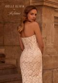 Picture of: Stunning Lace Wedding Dress with Corset Bodice and Slit in IIINI, Style: J2238, Detail Picture 2