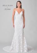 Picture of: Open Back Lace Gown with V Neck and Detailed Train in IIINI, Style: J2167, Detail Picture 4
