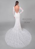 Picture of: Lace Wedding Dress with Unique Illusion Back and Button Details in IIINI, Style: J2161, Detail Picture 5