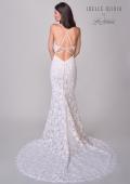 Picture of: Elegant Lace Mermaid Wedding Dress with Criss Cross Open Back in IIINI, Style: J2184, Detail Picture 5