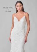Picture of: Open Back Lace Gown with V Neck and Detailed Train in IIINI, Style: J2167, Detail Picture 7
