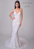 Picture of: Elegant Lace Mermaid Wedding Dress with Criss Cross Open Back in IIINI, Style: J2184, Detail Picture 7