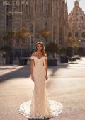 Picture of: Lace Off the Shoulder Wedding Dress with Beautiful Illusion Lace Back in IIINII, Style: J2201, Detail Picture 14