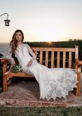 Picture of: Lovely Lace Gown with Illusion Long Sleeves and Back Detail in ILW, Style: J2097, Detail Picture 12, Landscape